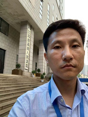 9月3日，陈宇律师去省高院为军属上诉立案