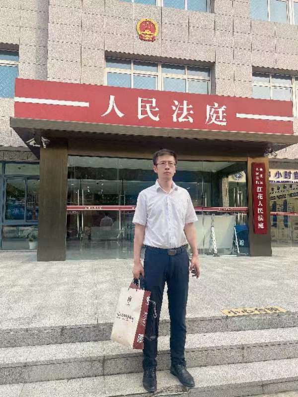 2023年6月15日，天倪律所蚂蚁刑辩团队律师王鑫在秦淮区人民法院红花法庭就程某同居析产纠纷案开庭。