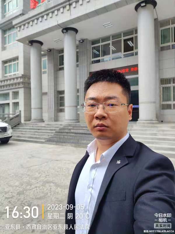 2023年9月5日，天倪律所蚂蚁刑辩团队援藏律师马国兵在亚东县人民法院就某合同纠纷案开庭。